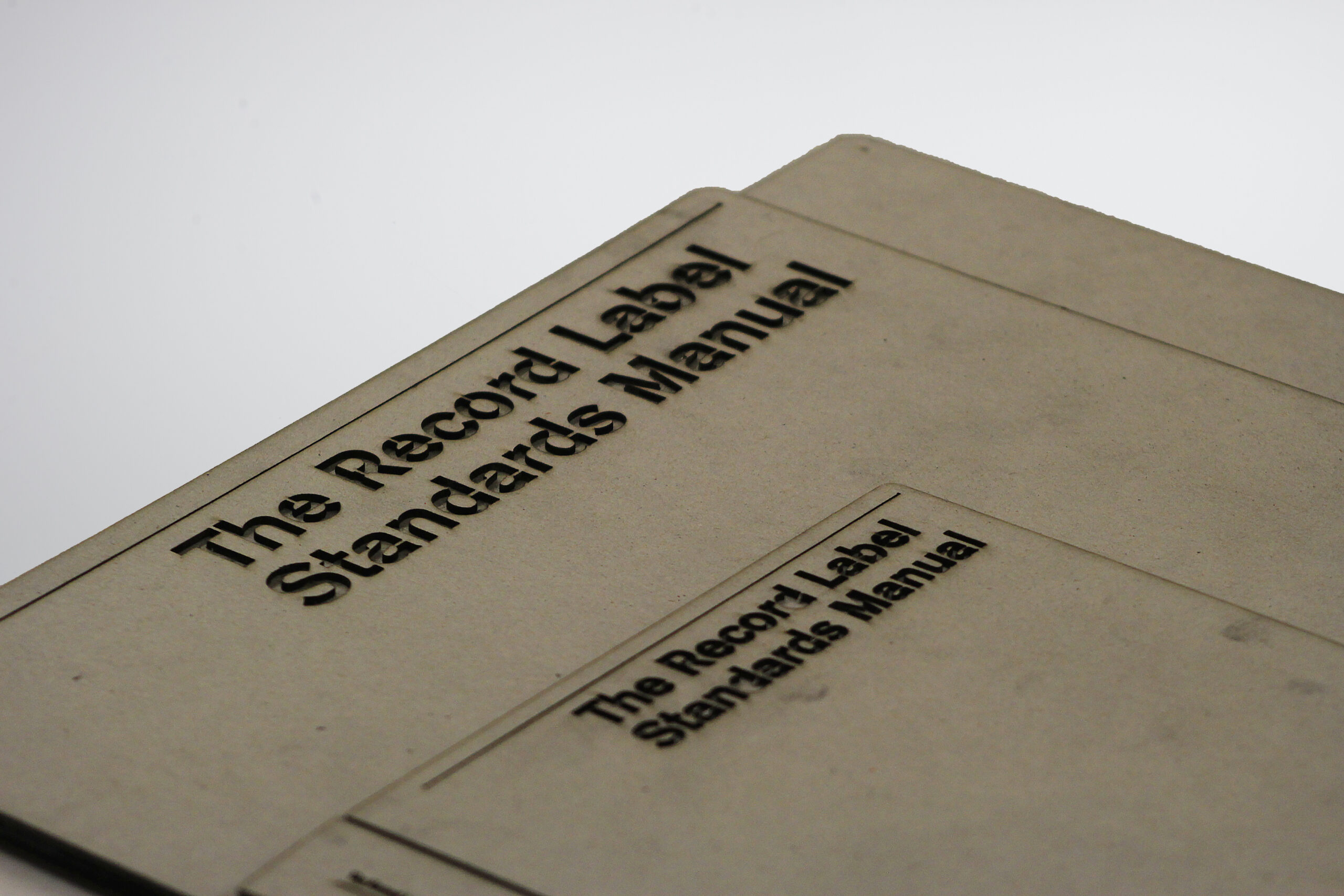 Record Label: Standards Manual